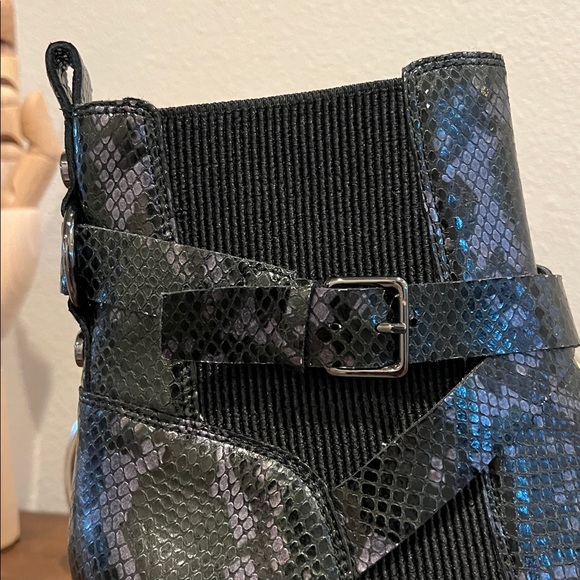 Donald Pliner Snakeskin Booties - Picture 12 of 16